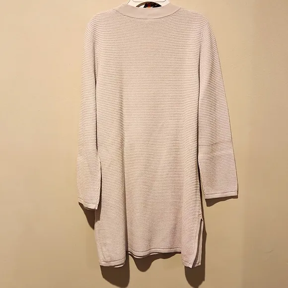 ❤️ NWOT! EILEEN FISHER SILK ORGANIC COTTON MOCK NECK TUNIC SWEATER, SMALL