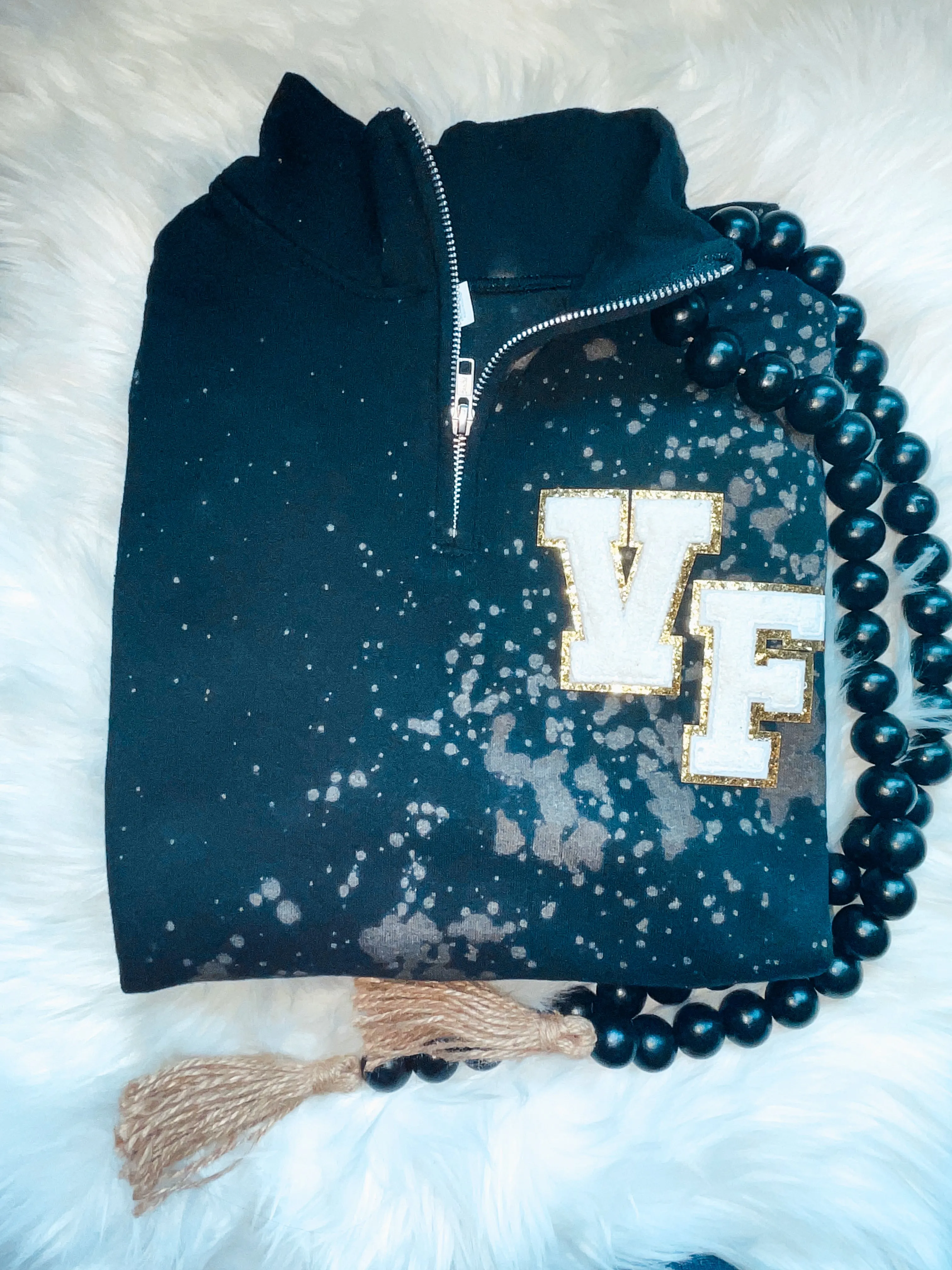 1/4 Zip VF Patch Sweatshirt
