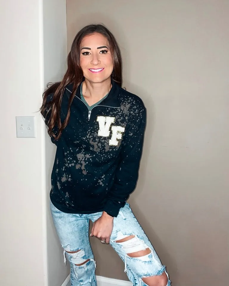 1/4 Zip VF Patch Sweatshirt