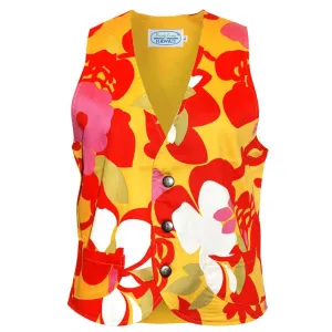 1990's Surf Line Hawaii Vest - Hau Gold