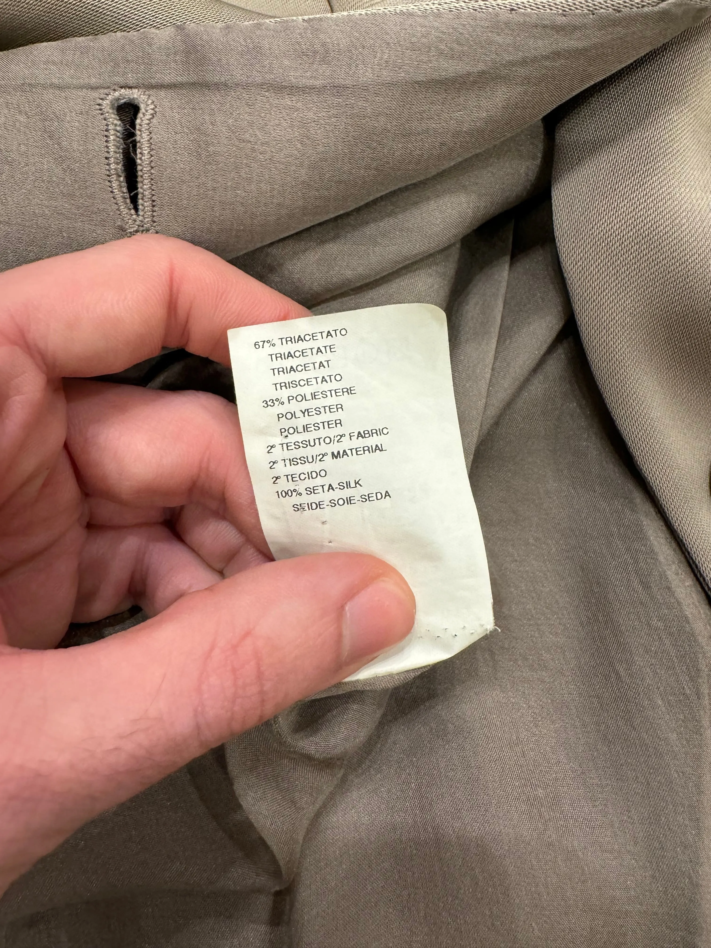 1999s Emporio Armani silk suit set