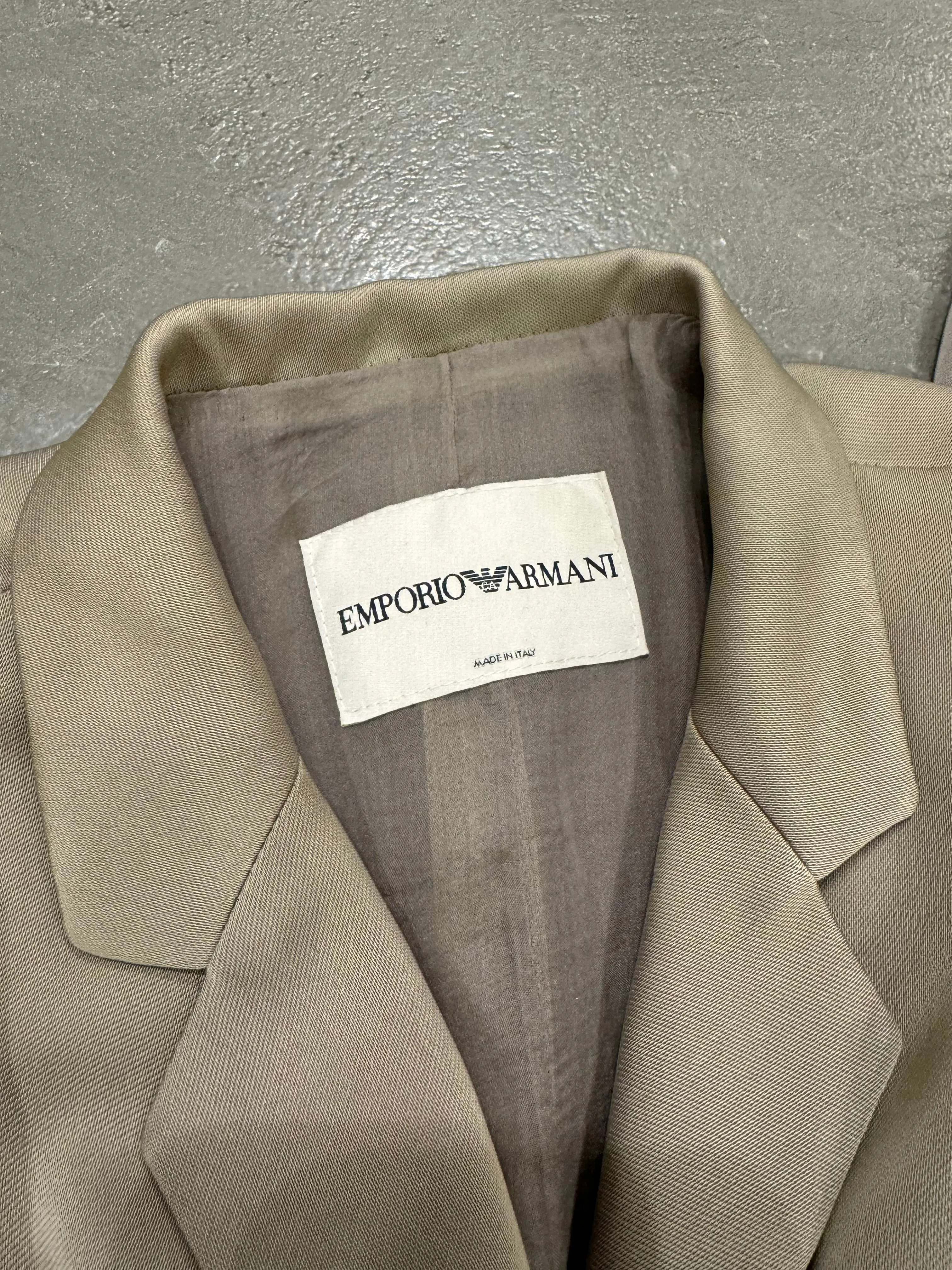 1999s Emporio Armani silk suit set