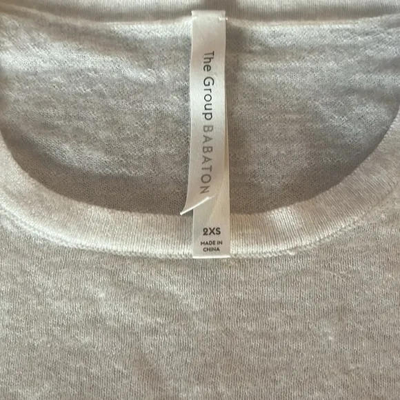 2 Babaton Light Cashmere Sweaters Cream &amp; Blue (Size XXS)