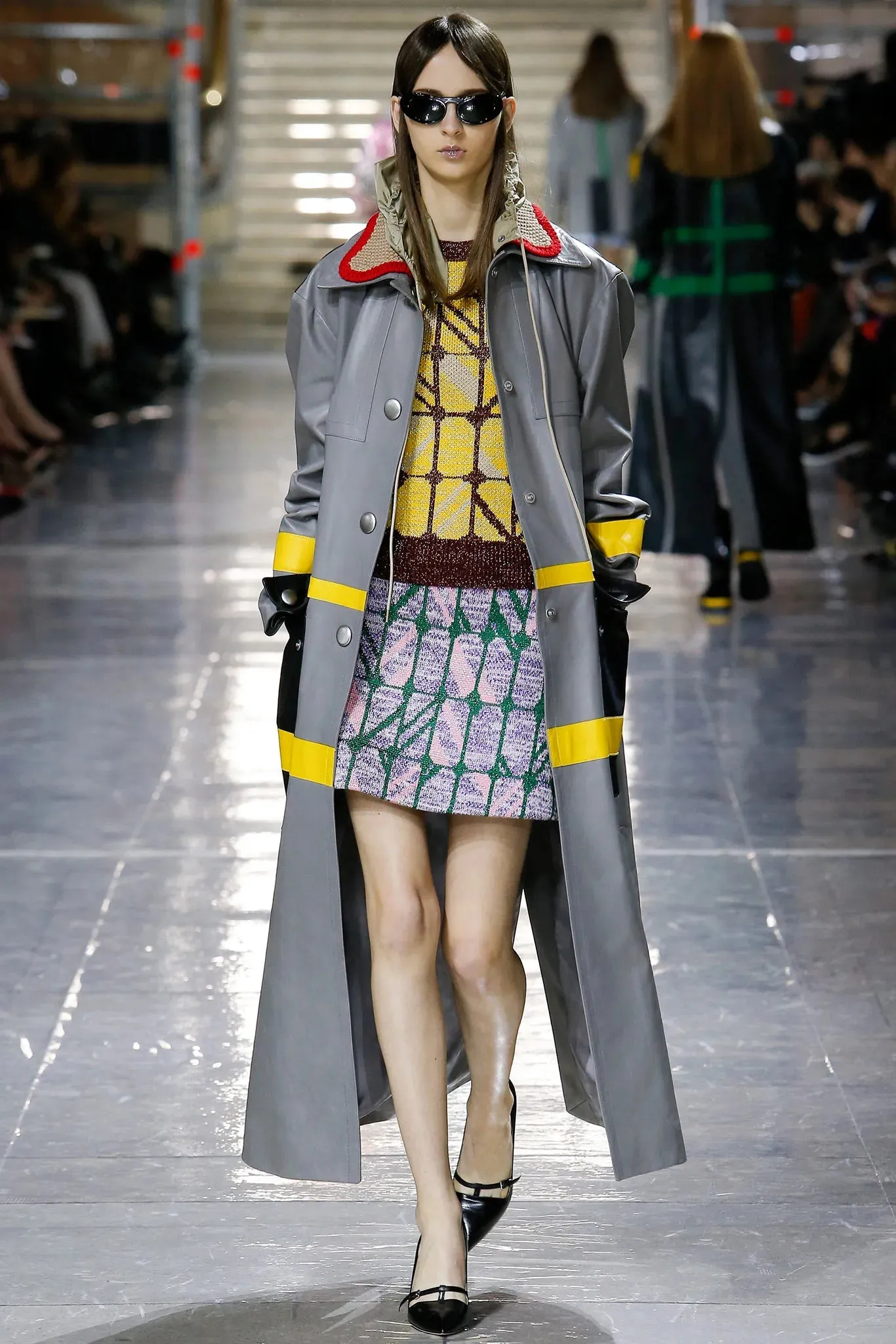 2014 F/W Check Knit Mini Skirt Set