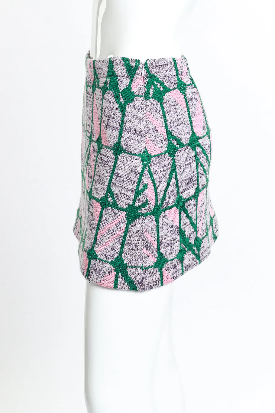 2014 F/W Check Knit Mini Skirt Set