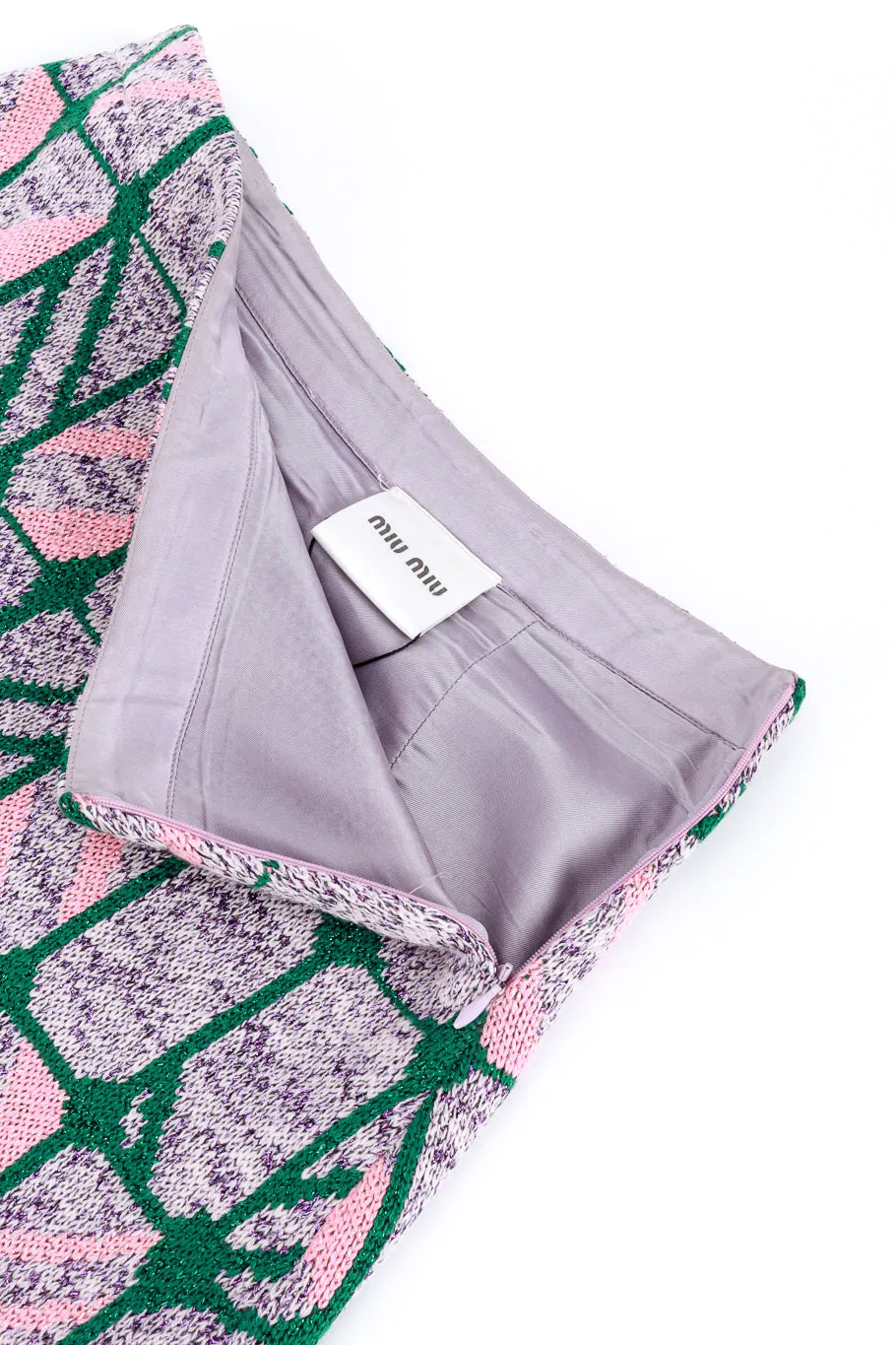 2014 F/W Check Knit Mini Skirt Set