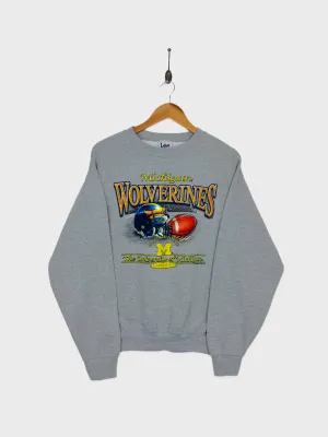 90's Michigan Wolverines Graphic Vintage Sweatshirt Size 8