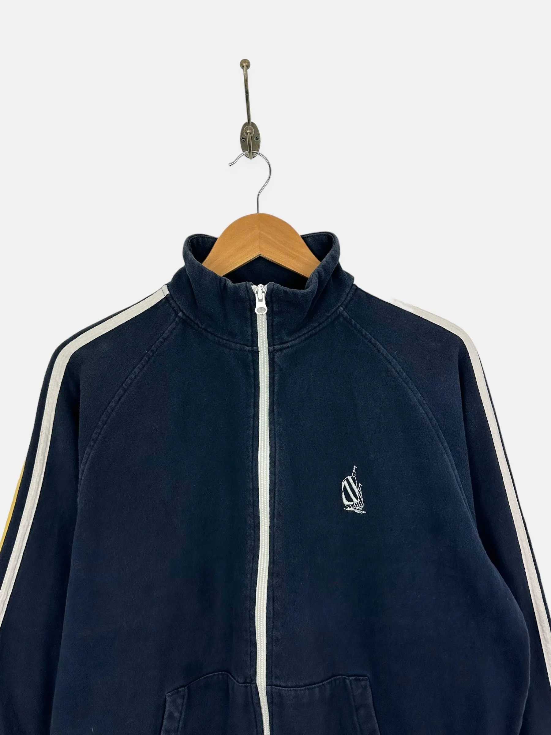 90's Nautica Embroidered Vintage Zip-Up Jersey Size 10-12