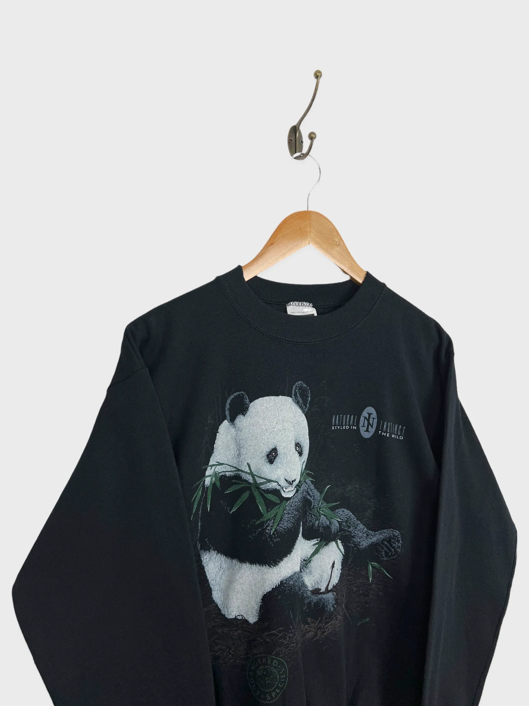90's Panda USA Made Graphic Vintage Sweatshirt Size 6
