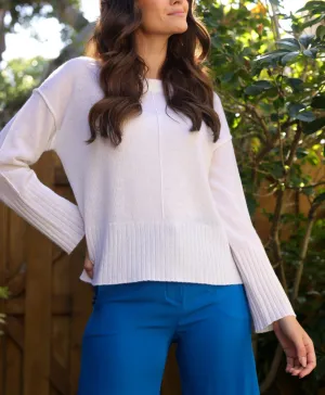 ALASHAN CASHMERE BUNGALOW BOXY CREW