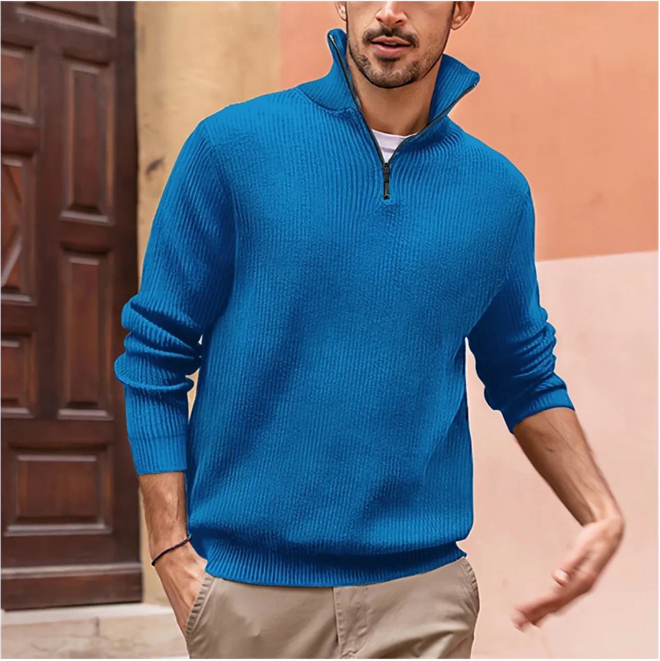 Albert | Stylish Quarter Zip Men's Sweater
