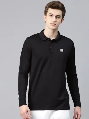 Alcis Men Polo Collar Anti Static Slim Fit T-shirt