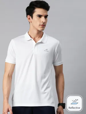 Alcis Men Polo Collar Dry Tech Slim Fit T-shirt