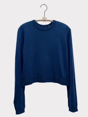 All thumbs cashmere sweater in Indigo