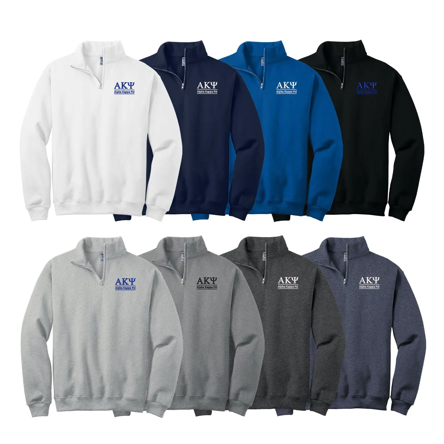 Alpha Kappa Psi Quarter Zip Sweatshirt