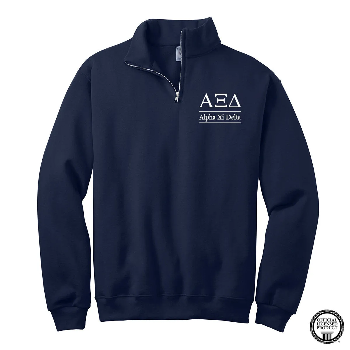 Alpha Xi Delta Quarter Zip Pullover