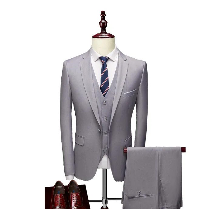 Andrew | Men's Business / Wedding Suit | Light Grey
