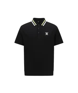 ANEW Golf Men's Essential Collared Sweater - Black