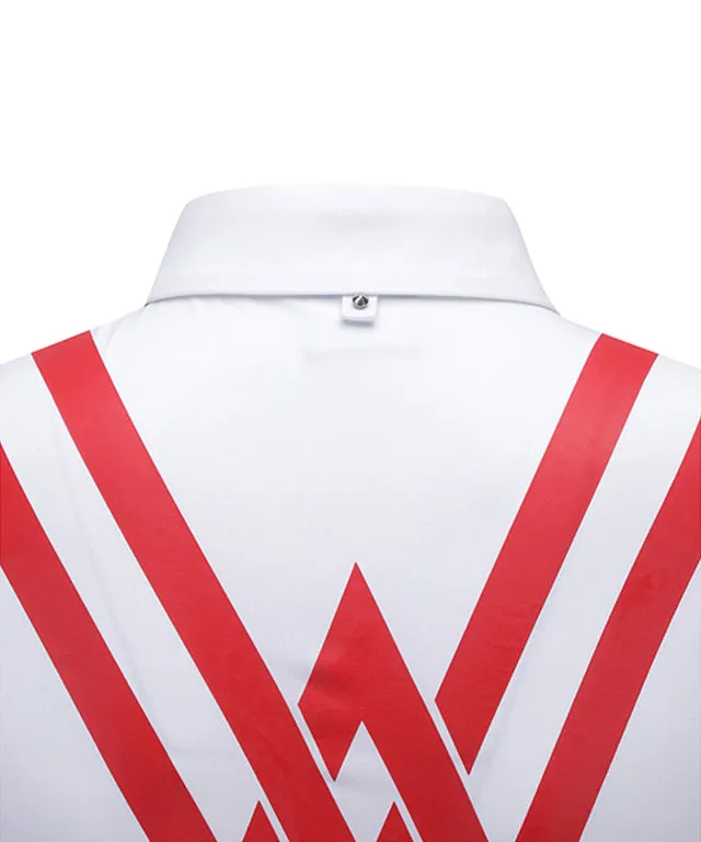 ANEW Golf: Women Back Signature Logo Long T-Shirt - White