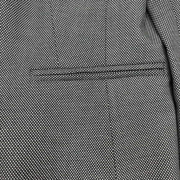 Ann Taylor Factory Blazer Womens Size 10 Black and White Jacket Career Ladies