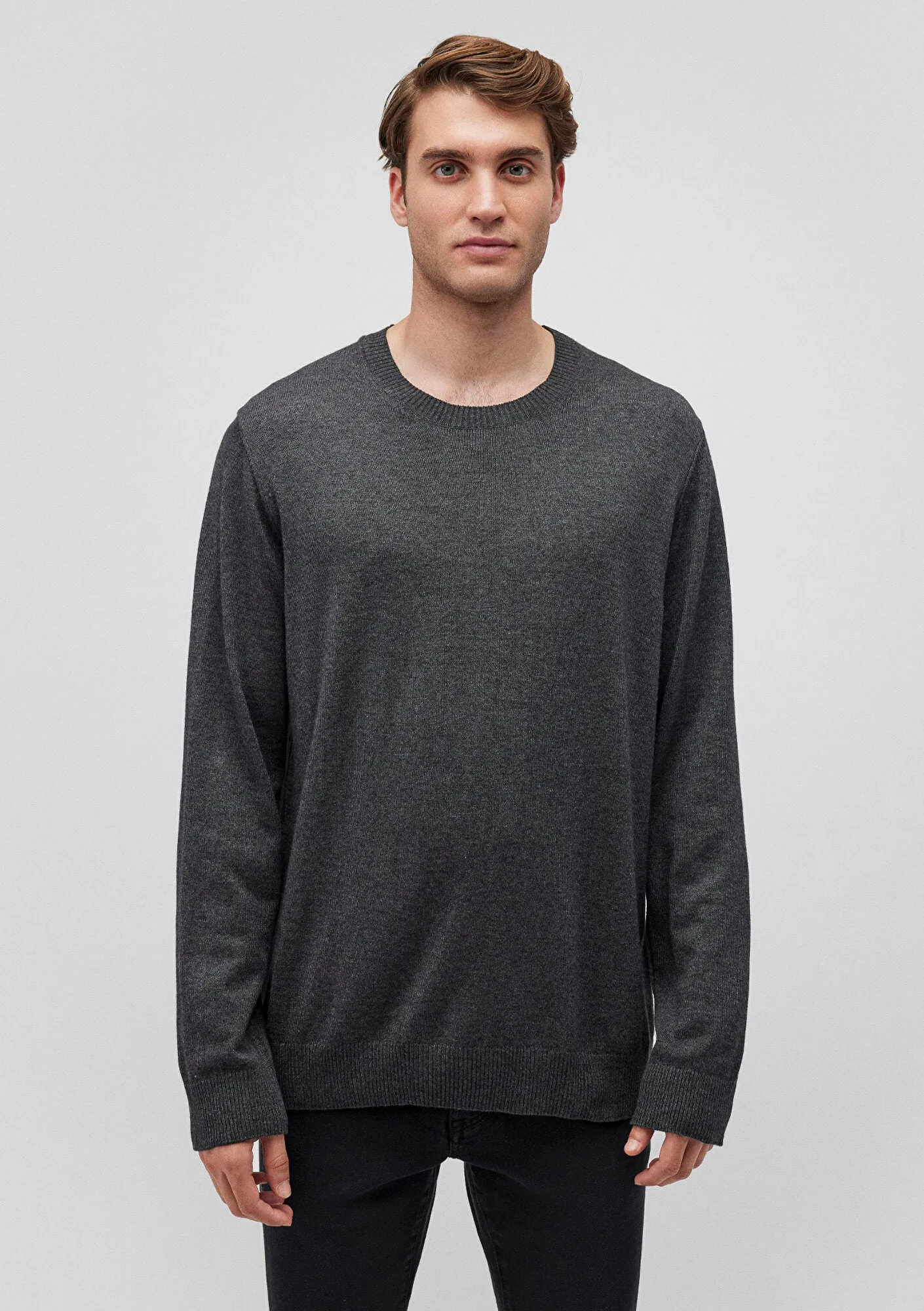 Anthracite Cashmere Blend Sweater