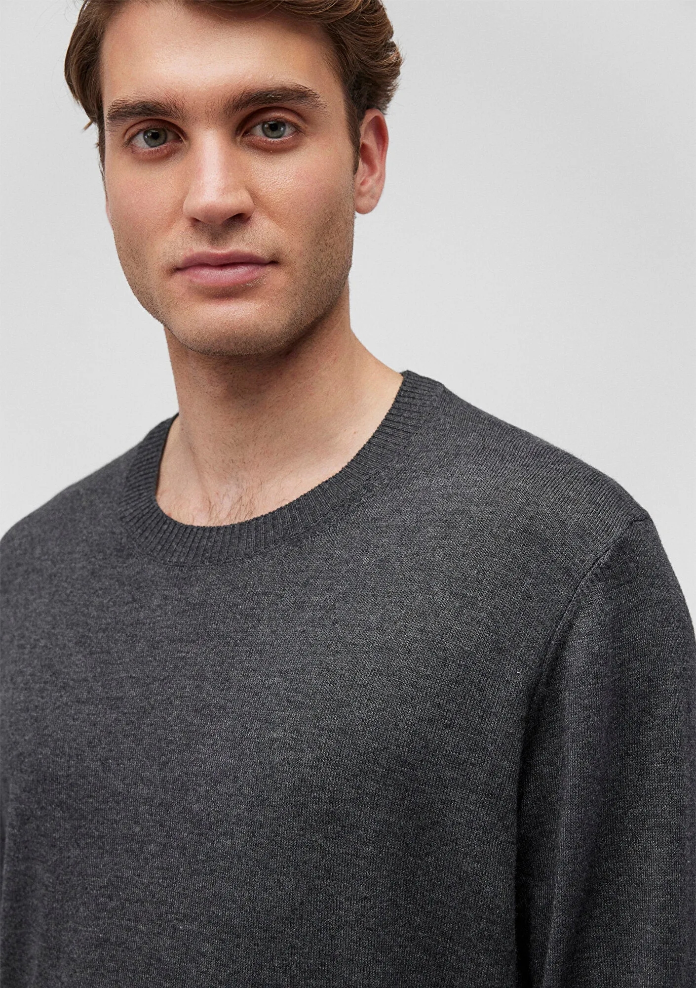 Anthracite Cashmere Blend Sweater