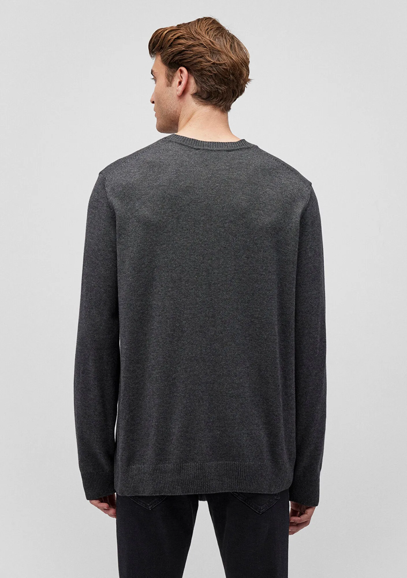 Anthracite Cashmere Blend Sweater