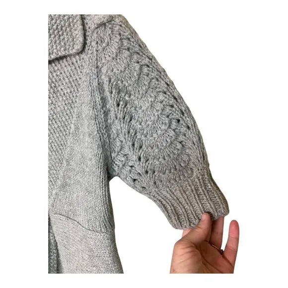 Anthropologie Charlie &amp; Robin Wool Alpaca Blend Sweater Sz M