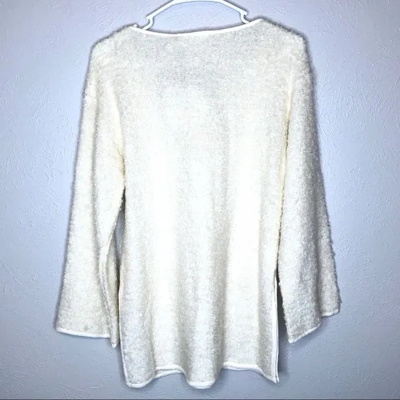 Anthropologie Line &amp; Dot Larch Lace Up Top Sweater size S
