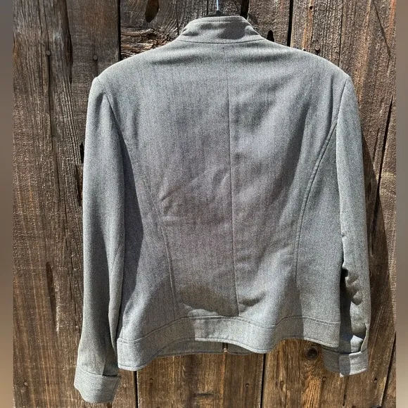 Apostrophe Gray Sophisticated Blazer Jacket
