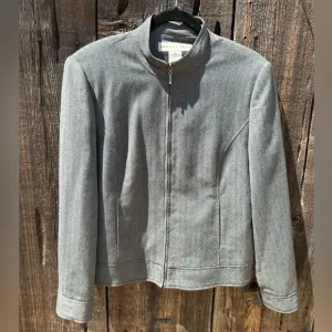 Apostrophe Gray Sophisticated Blazer Jacket