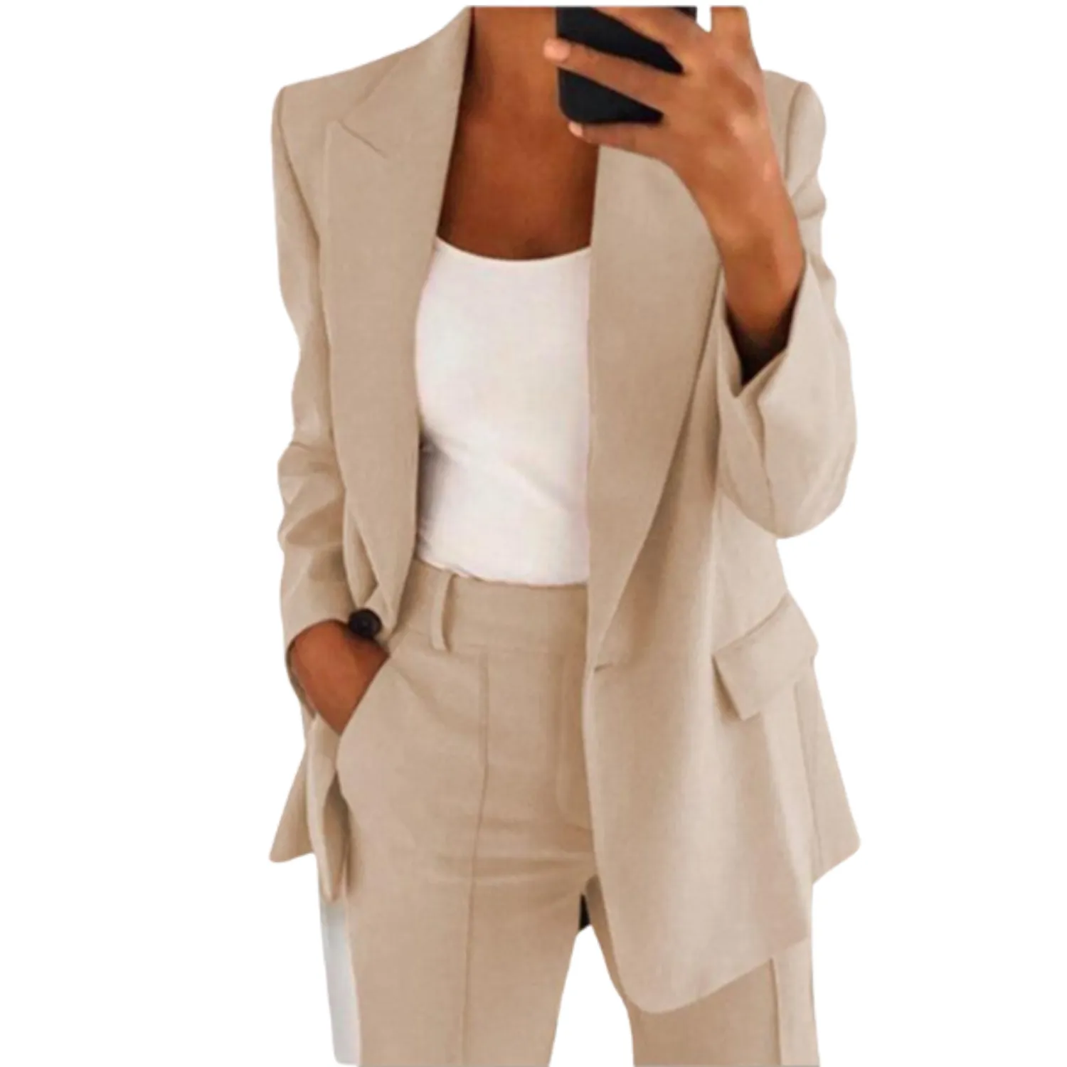 Arlenza | Womens Trouser Suit Set – Smart 2-Piece Outfit with Blazer & Pants for Wedding Guests, Office or Events