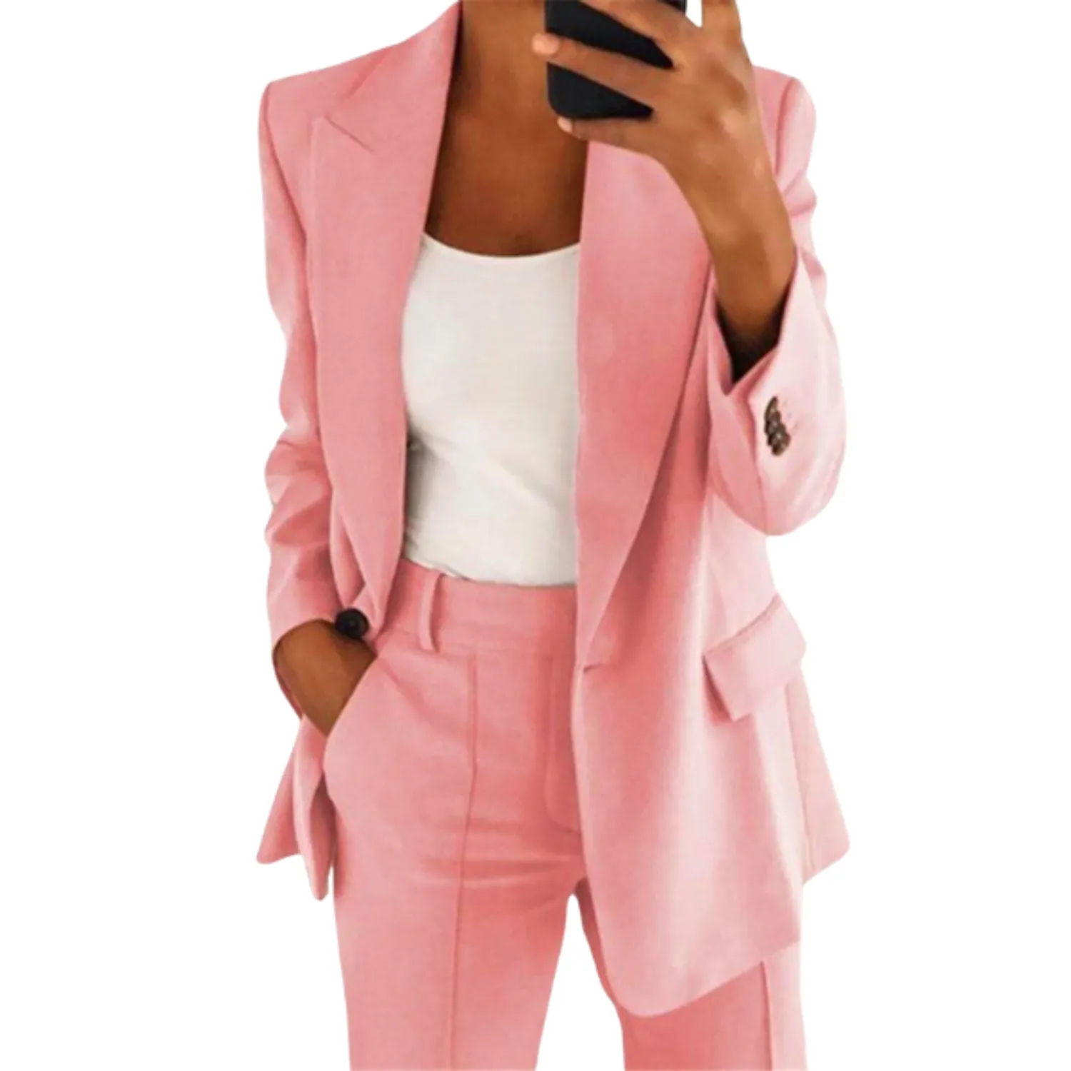 Arlenza | Womens Trouser Suit Set – Smart 2-Piece Outfit with Blazer & Pants for Wedding Guests, Office or Events