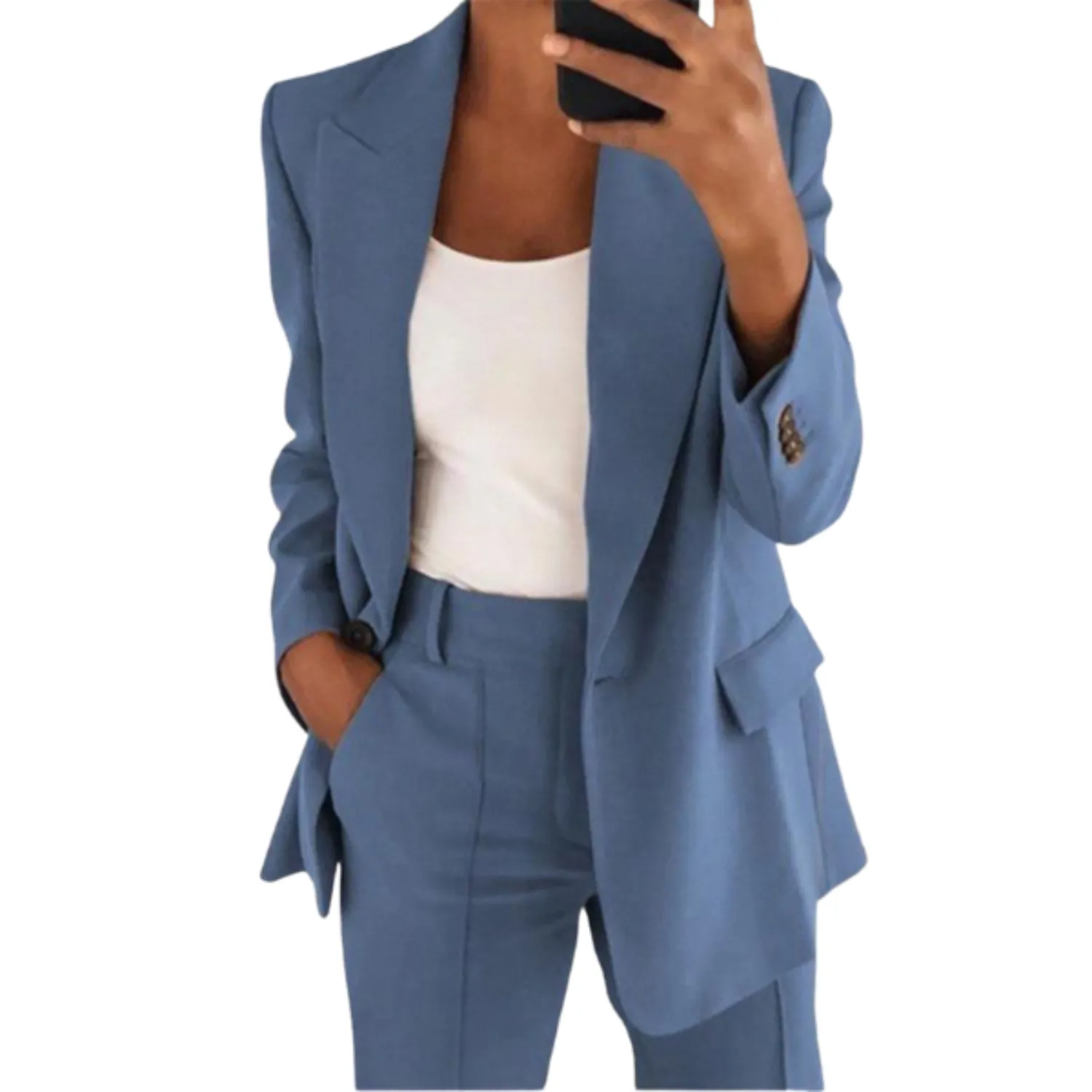 Arlenza | Womens Trouser Suit Set – Smart 2-Piece Outfit with Blazer & Pants for Wedding Guests, Office or Events