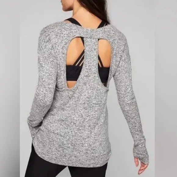 ATHLETA Cut Out SWEATER Women XXS