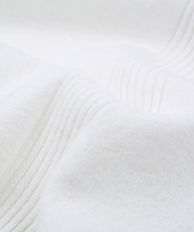 AVEN Women's Basic Polo Knit - White