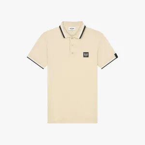 AVERGNE POLO | SAND/BLACK