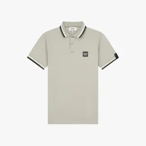 AVERGNE POLO | TAUPE/BLACK