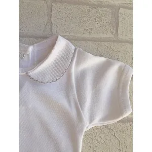Babidu Grey Pique Collar Vest