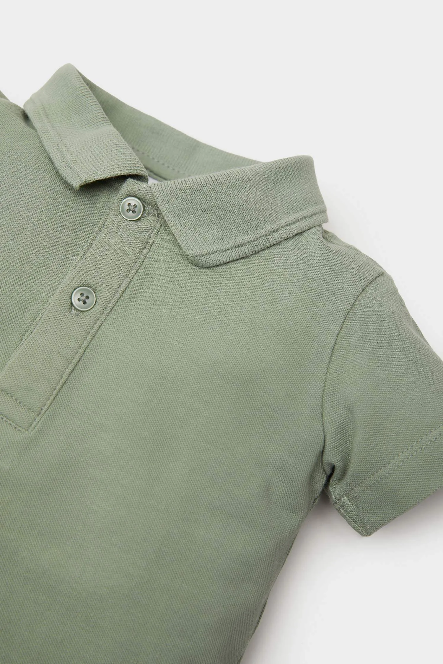 Baby Boy Pike Short Sleeve Polo Basic Plain T-Shirt