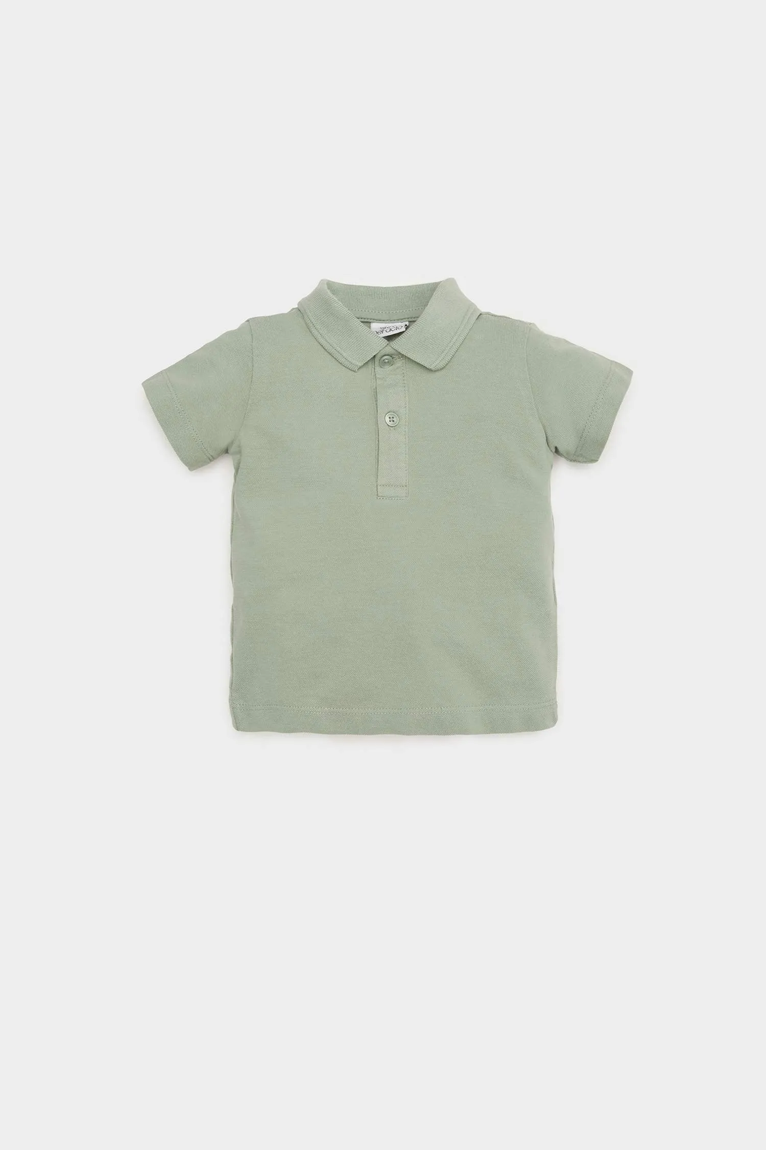 Baby Boy Pike Short Sleeve Polo Basic Plain T-Shirt