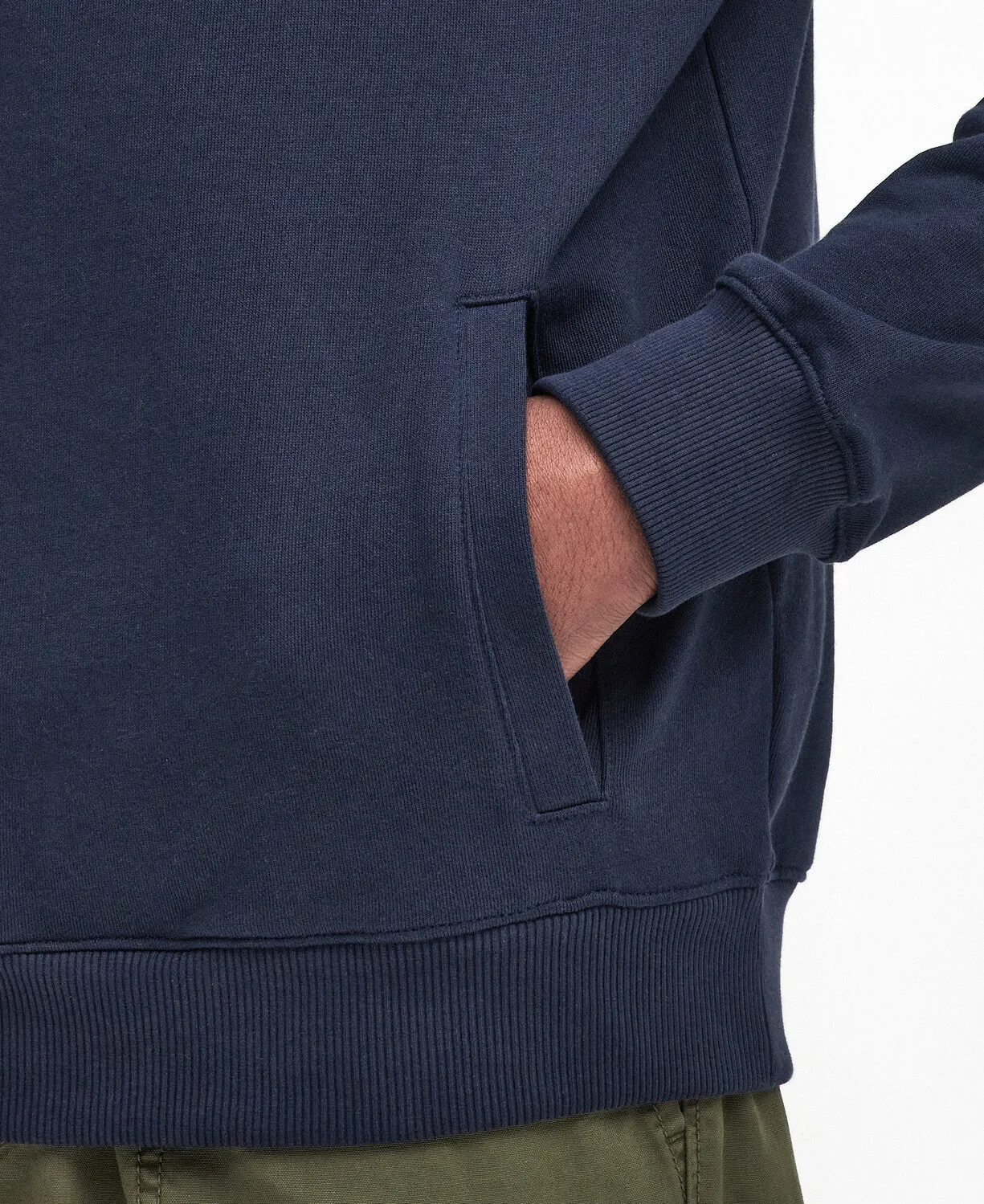 Barbour Mens Beckhill halfzip - Navy