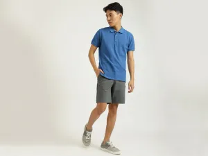 Basic Blue Polo T-Shirt