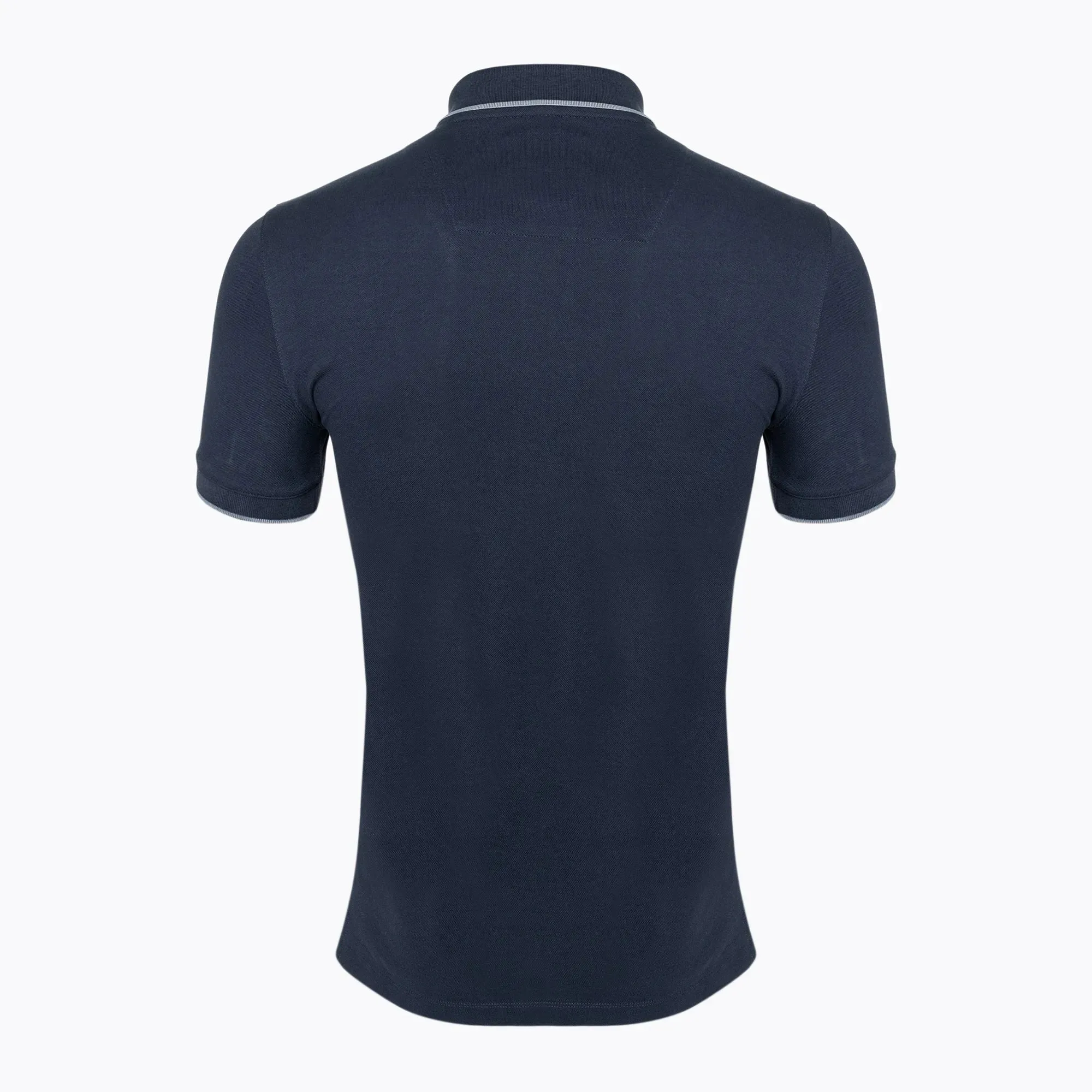 Basic short-sleeve piqué polo shirt