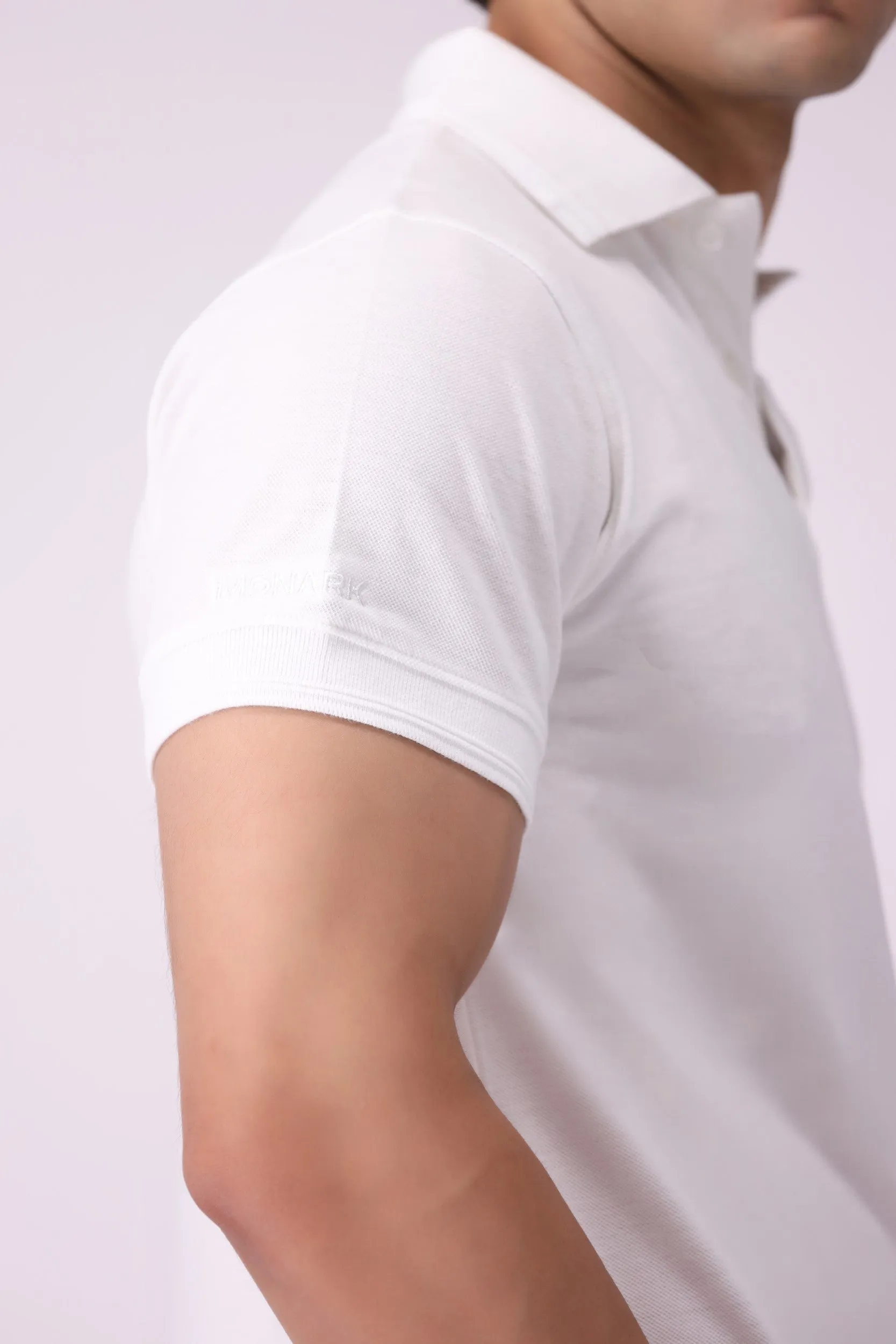Basic White Polo Shirt