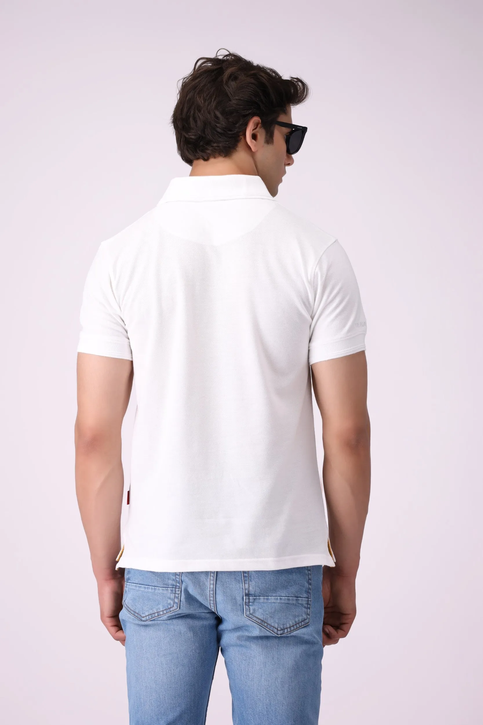 Basic White Polo Shirt