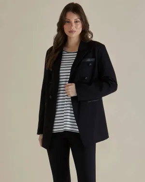 Betty Basics Allegra Blazer Black