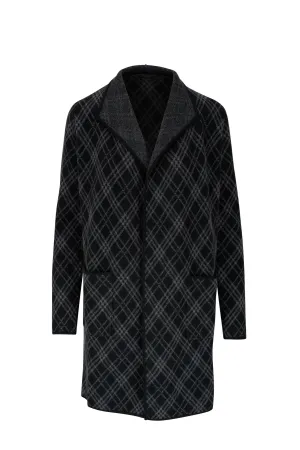 Bias Plaid Cardigan