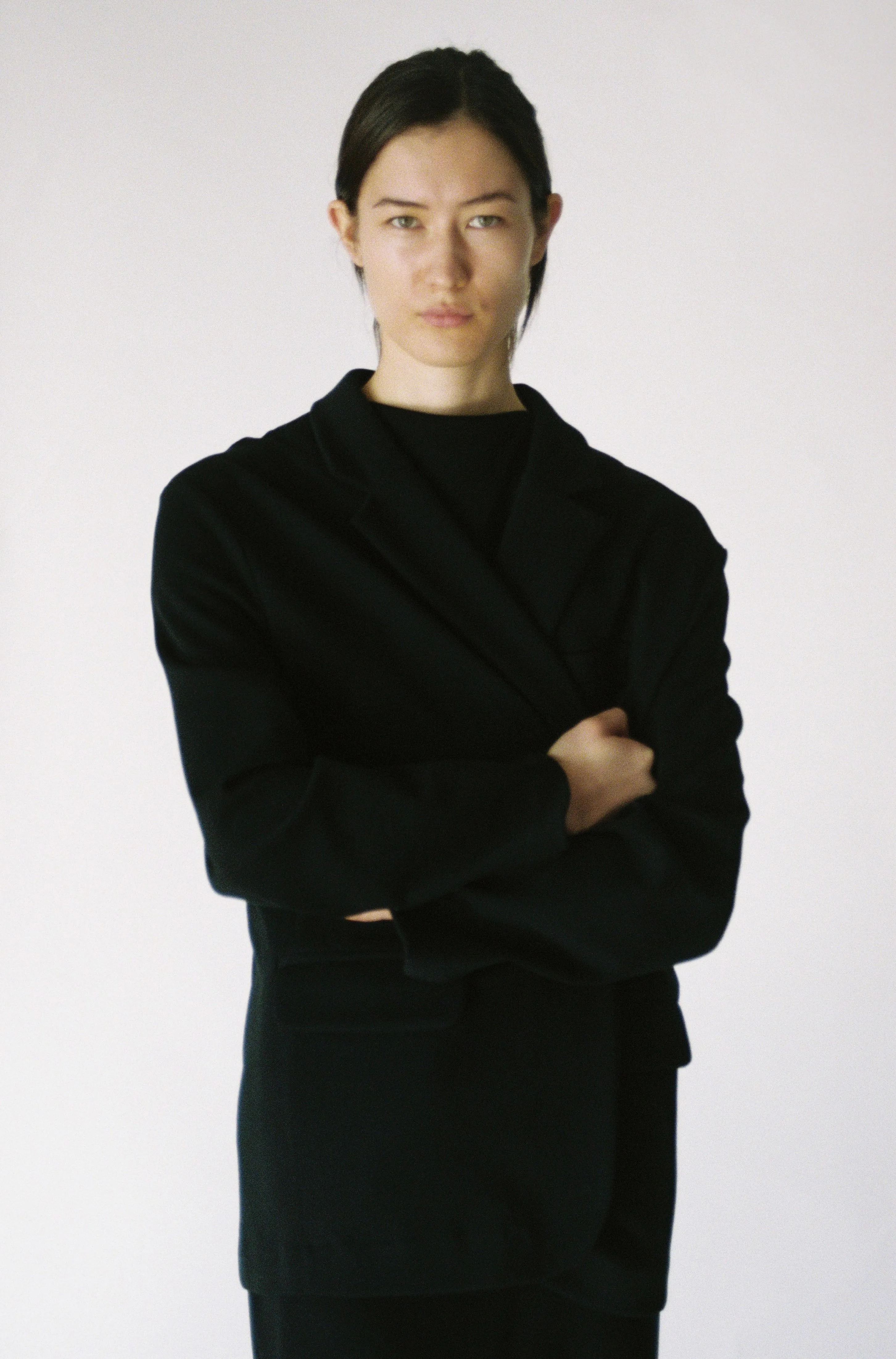 Black Knit Blazer
