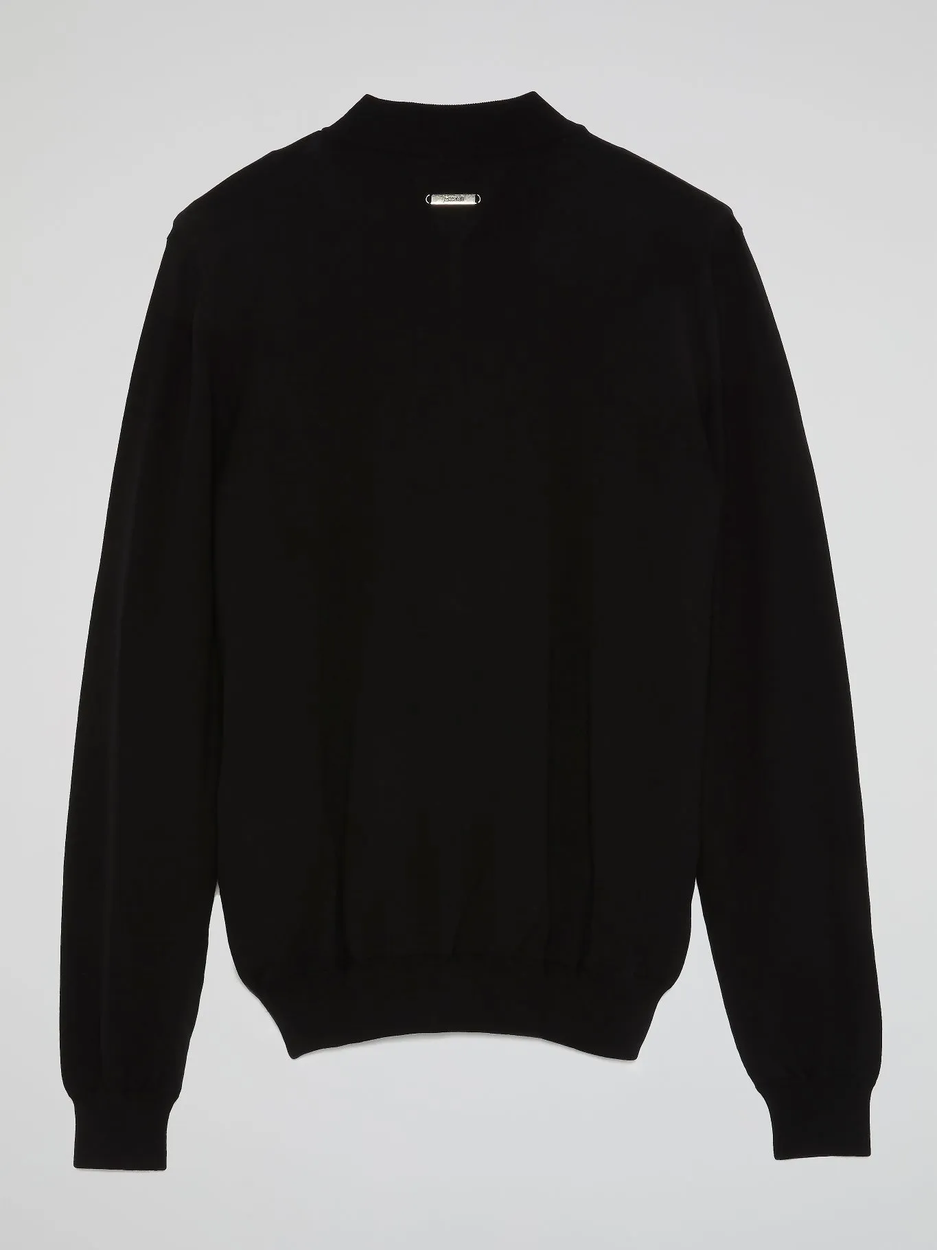 Black Printed Zip Up Sweatshirt